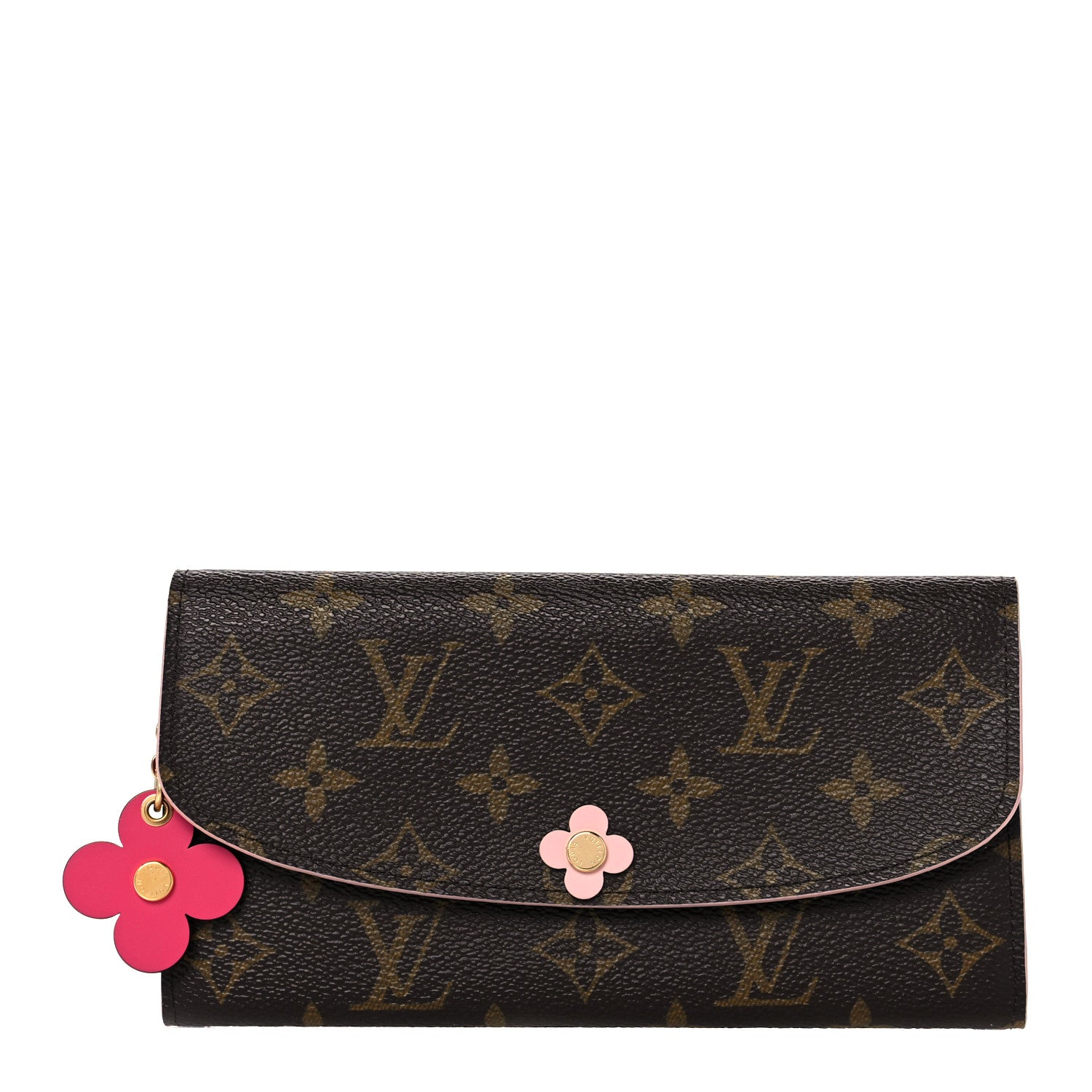 Louis Vuitton Monogram Bloom Flower Emilie Wallet 1 of 9