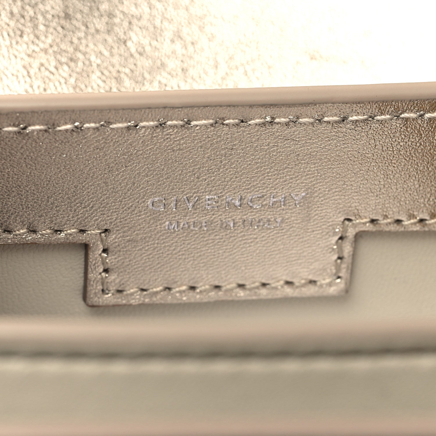 Givenchy Laminated Calfskin Small 4G Sliding Chain Bag Dusty Gold 7 of 11