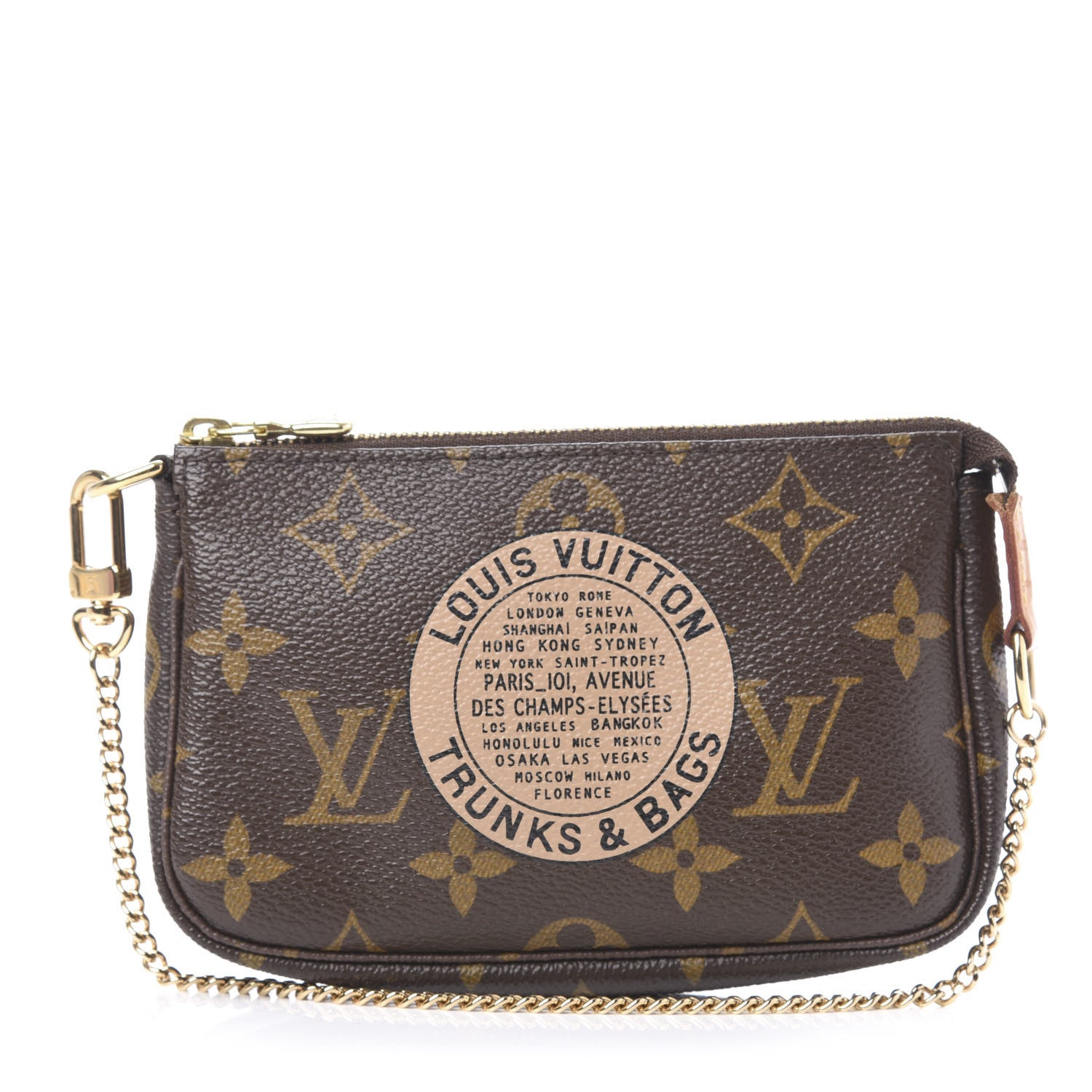 Louis Vuitton Monogram Complice Trunks and Bags Mini Pochette Accessories Beige 1 of 10