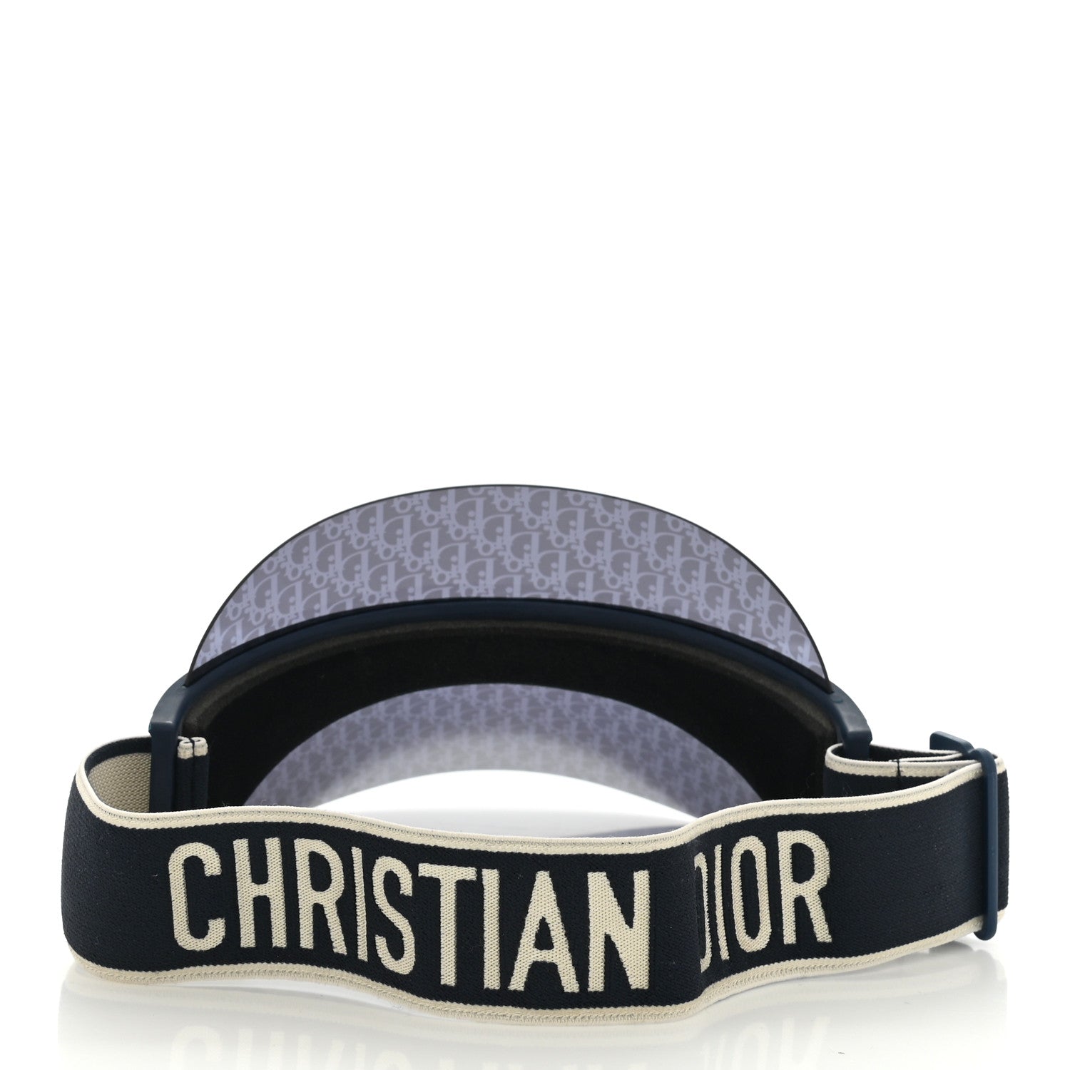 Christian Dior Oblique DiorClub V1U Sun Visor Blue 6 of 7