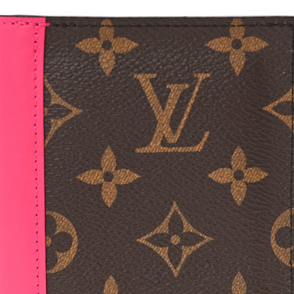 Louis Vuitton Monogram Macassar Passport Cover Fuchsia 7 of 8