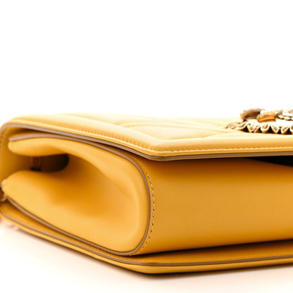 Dolce & Gabbana Calfskin Large Devotion Crossbody Bag Yellow 8 of 10