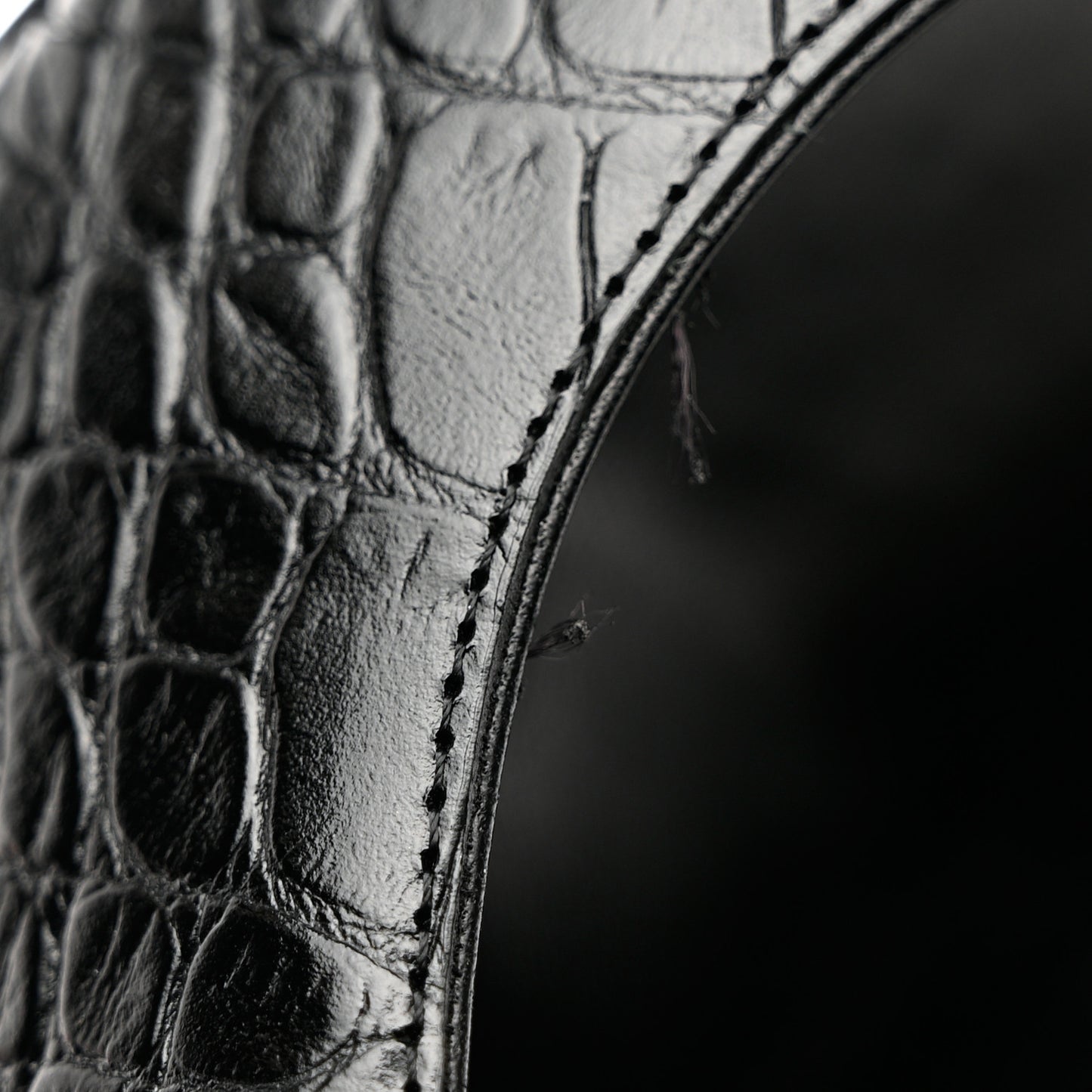 Calfskin Crocodile Embossed Opyum 110 Pumps 38 Black