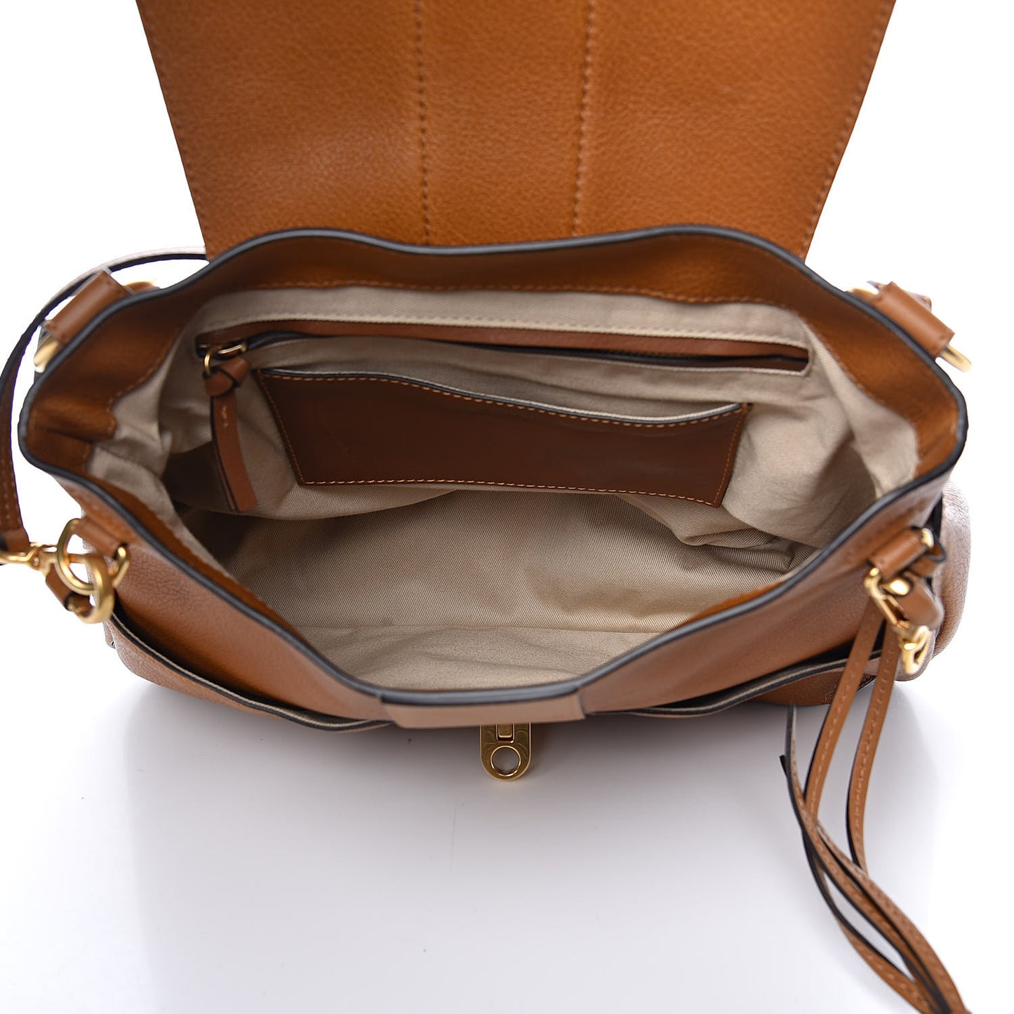 Grained Lambskin Medium Lexa Shoulder Bag Mustard Brown