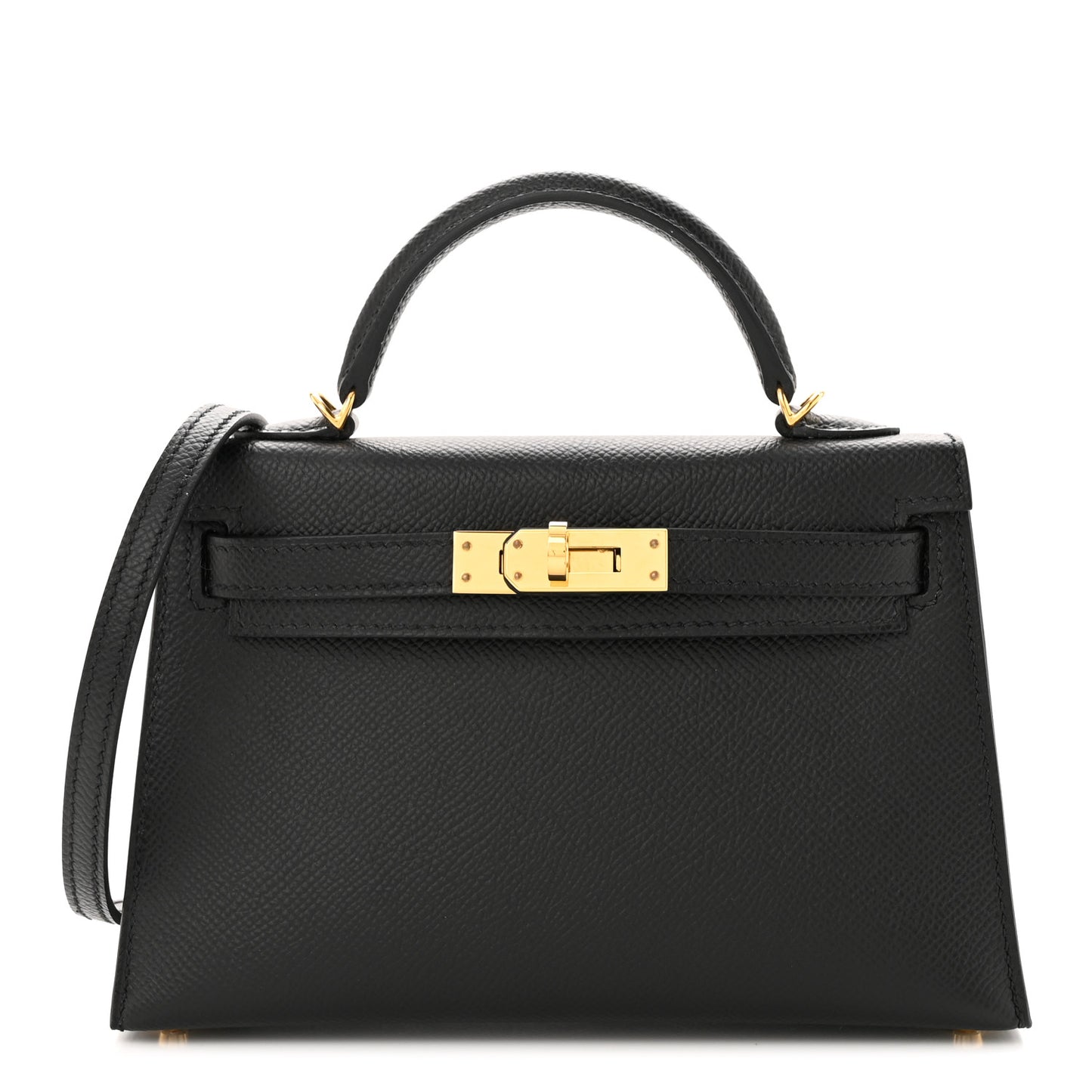 Epsom Mini Kelly Sellier 20 Black