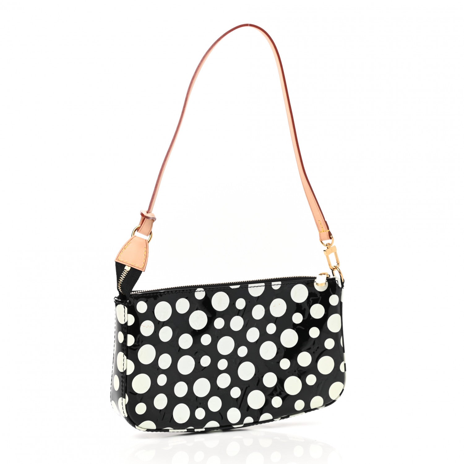 Louis Vuitton Vernis Kusama Infinity Dots Pochette Accessories Black 3 of 11
