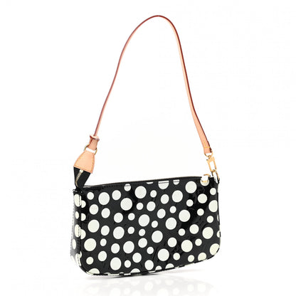 Louis Vuitton Vernis Kusama Infinity Dots Pochette Accessories Black 3 of 11