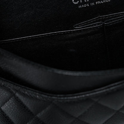 Chanel Caviar Quilted Medium Double Flap Black 11 of 14