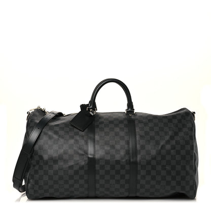 Louis Vuitton Damier Graphite Keepall Bandouliere 55 1 of 13