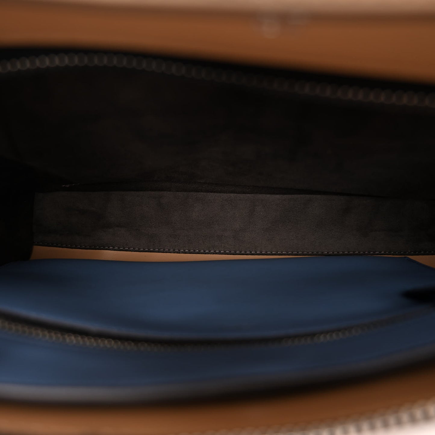 Vitello Baltico Dolce Shiny Nappa Lace Up DotCom Satchel Cuoio Ceruleo