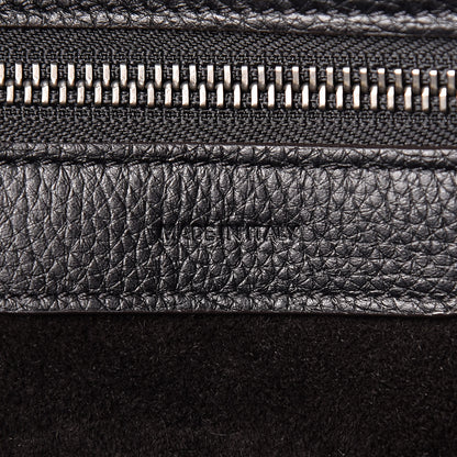 Celine Drummed Calfskin Micro Luggage Black 6 of 10