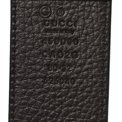 Gucci Dollar Calfskin 1973 Reversible Belt 80 32 Black Testa di Moro 3 of 4