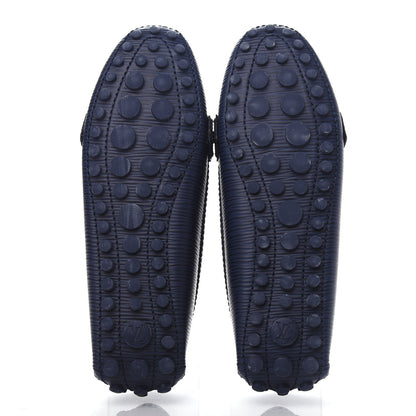 Louis Vuitton Epi Womens Oxford Loafers 36 Blue 6 of 11