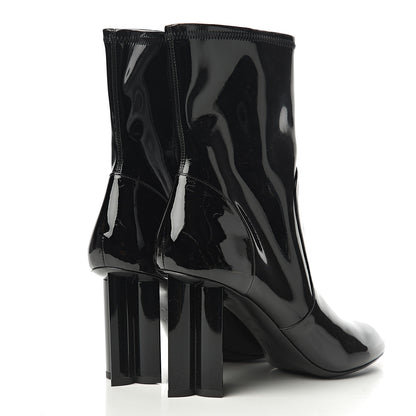 Louis Vuitton Patent Silhouette Ankle Boots 41.5 Black 4 of 7