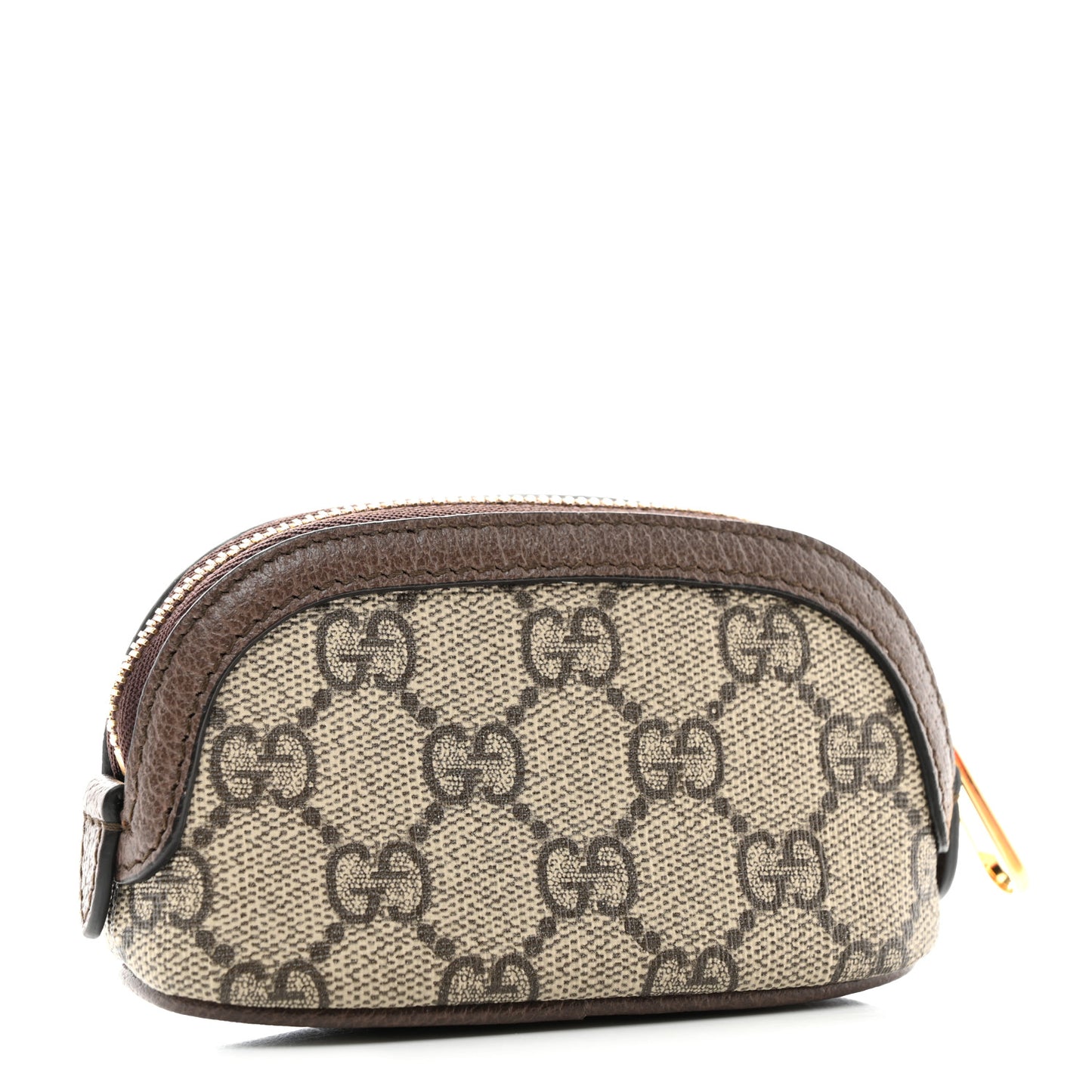GG Supreme Monogram Web Ophidia Dome Key Pouch Beige New Acero