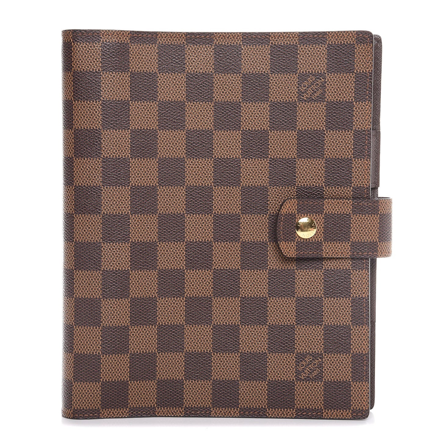 Damier Ebene Large Ring Agenda Cover