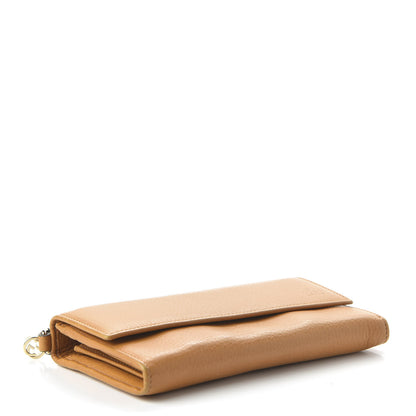 Gucci Pebbled Calfskin Bree Continental Wallet Yellow 4 of 10