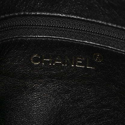 Chanel Lambskin Quilted CC Tassel Camera Case Black 6 of 8