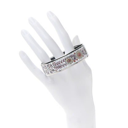 Hermes Enamel Printed Wide Bracelet 70 2 of 5