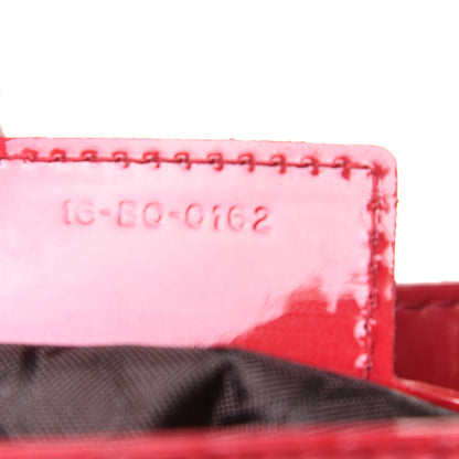 Christian Dior Patent Cannage Large Lady Dior Red 7 of 12