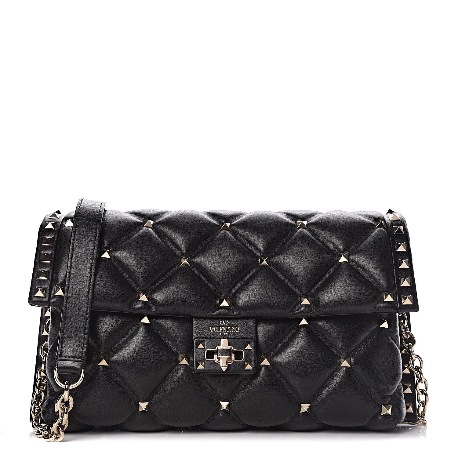 Valentino Garavani Nappa Candystud Crossbody Black 1 of 11