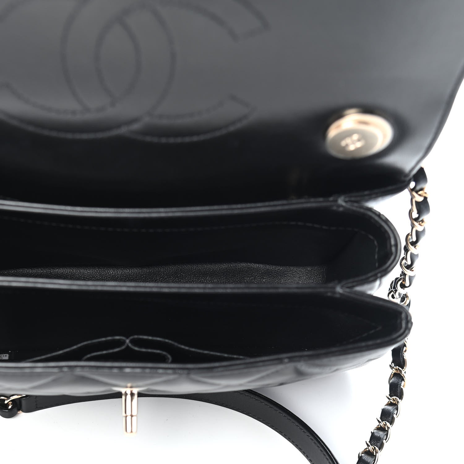 Chanel Lambskin Quilted Small Trendy CC Dual Handle Flap Bag Black 5 of 10