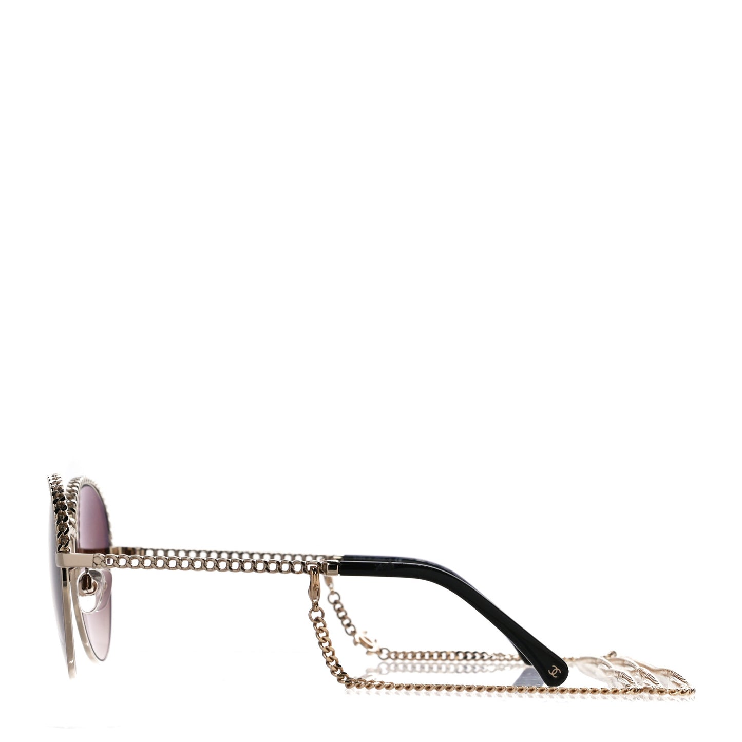 Chain Pantos Sunglasses 4242 Gold Brown