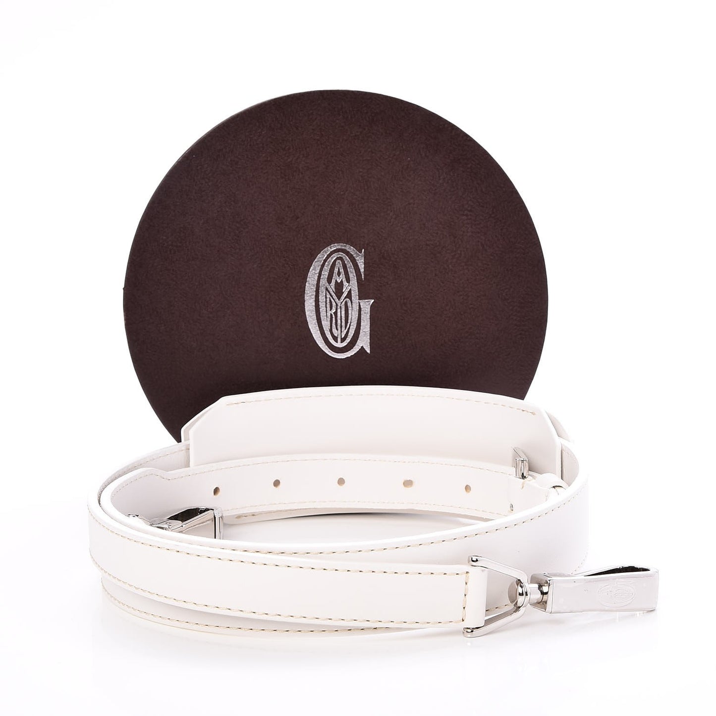 Calfskin Shoulder Strap White