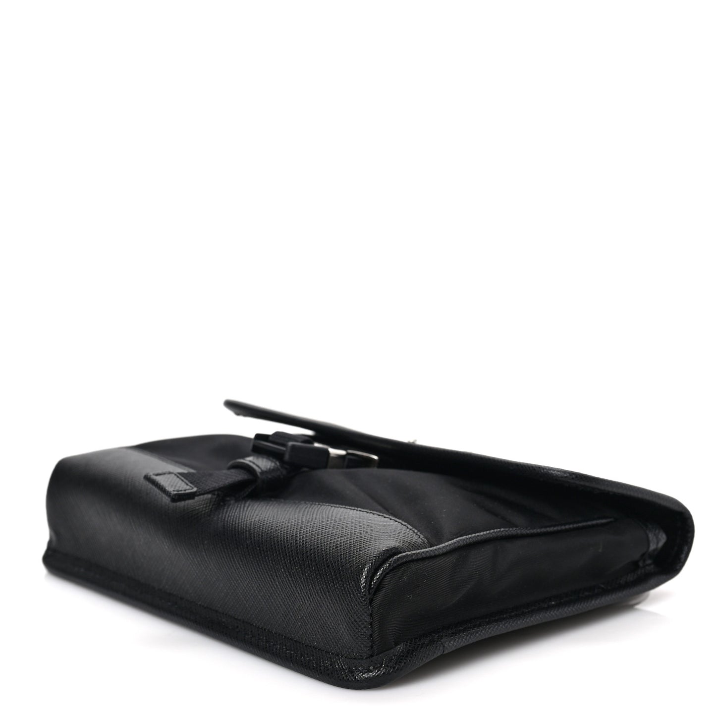 Re-Nylon Saffiano Smartphone Case Crossbody Black