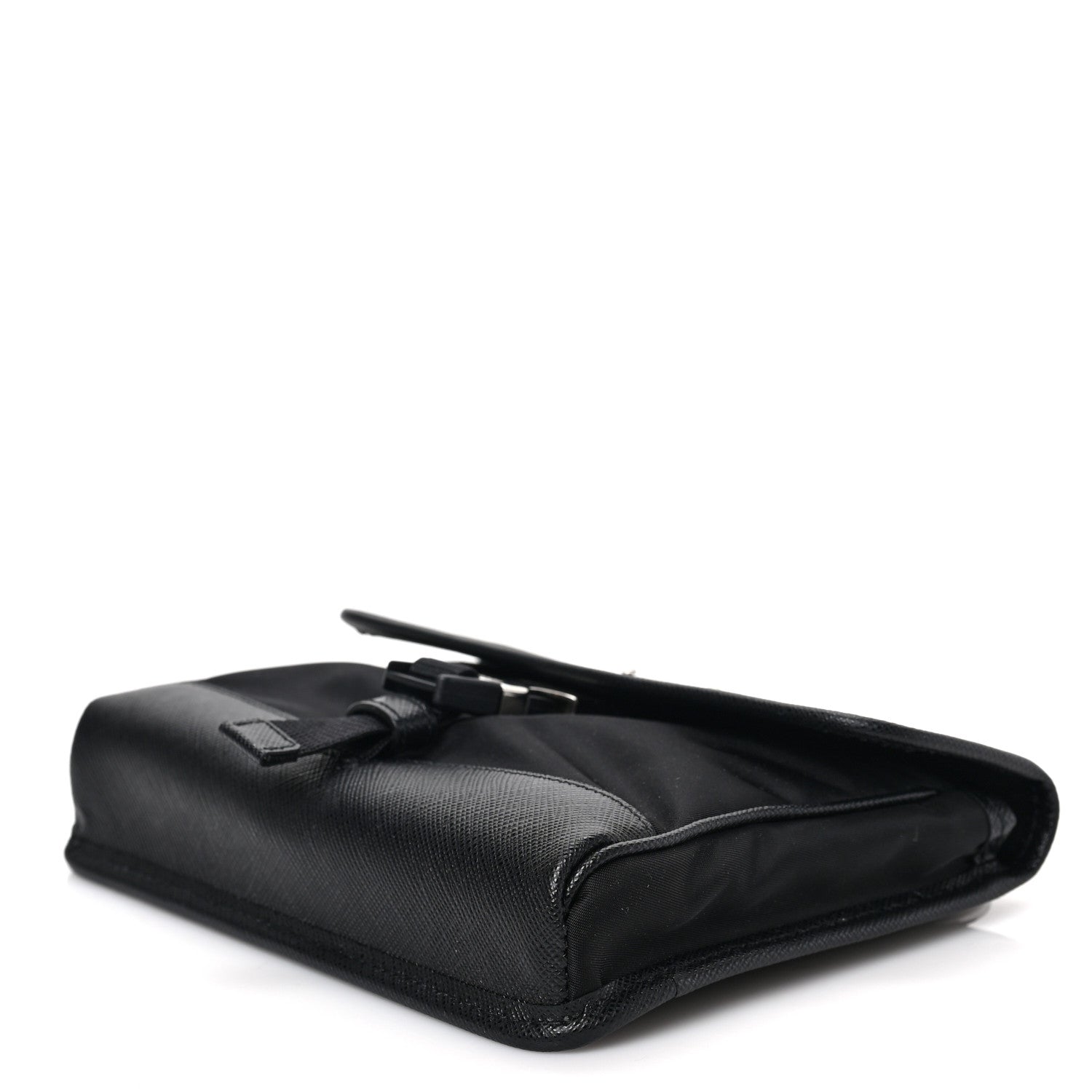 Prada Re-Nylon Saffiano Smartphone Case Crossbody Black 8 of 8