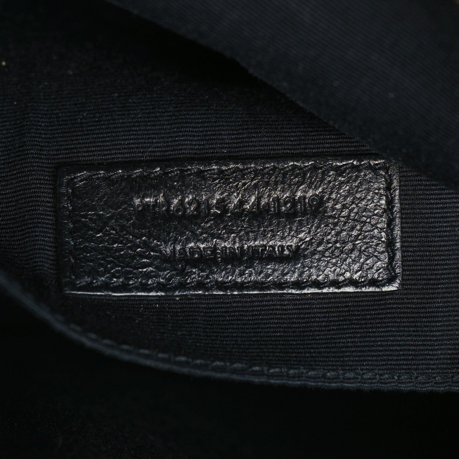 Saint Laurent Calfskin Matelasse Monogram Lou Camera Bag Grey Kaki 7 of 10
