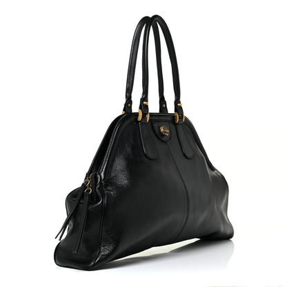 Gucci Calfskin Large Re(Belle) Top Handle Bag Black 3 of 10