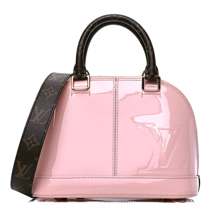 Louis Vuitton Patent Monogram Alma BB Rose Ballerine 1 of 4