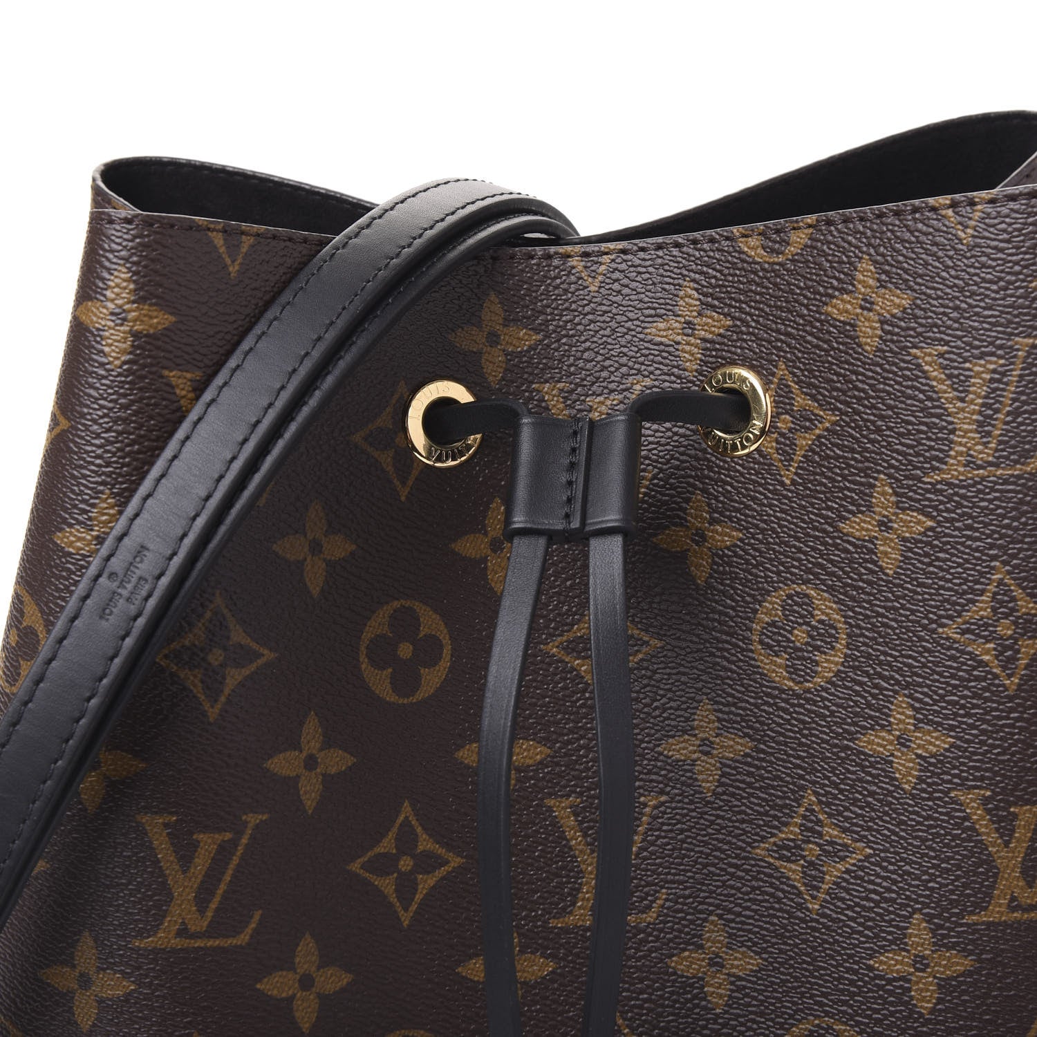 Louis Vuitton Monogram Neonoe MM Black 9 of 10