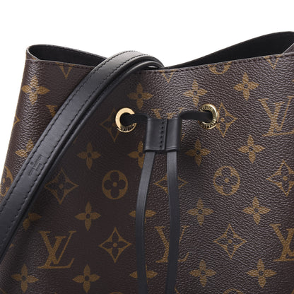 Louis Vuitton Monogram Neonoe MM Black 9 of 10