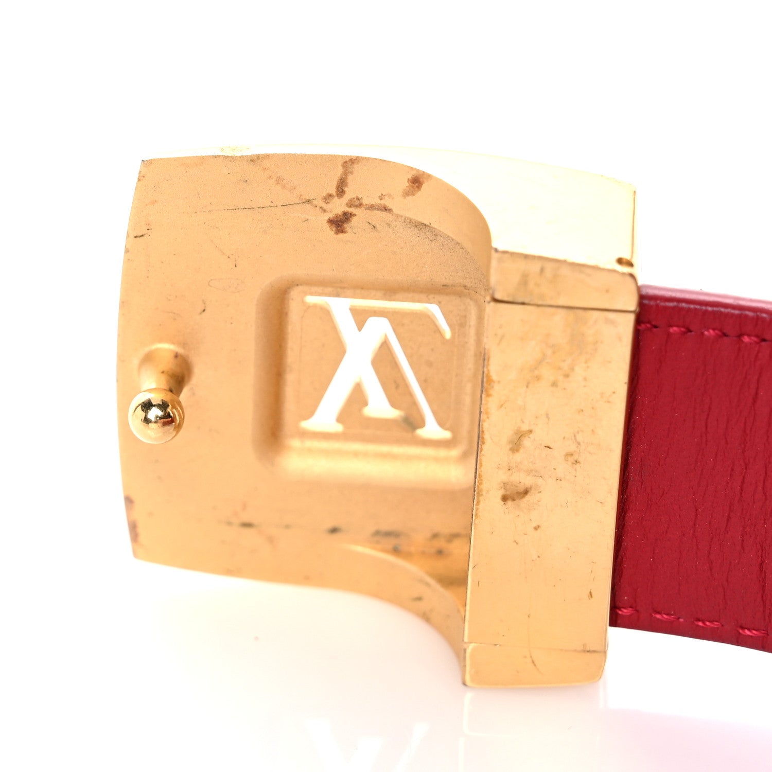 Louis Vuitton Monogram Multicolor LV Cut Reversible Belt 90 36 White Grenade 11 of 11