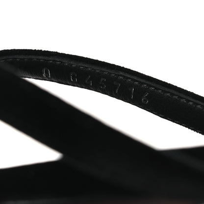 Chanel Velvet Crystal CC Thong Sandals 38 Black 10 of 11