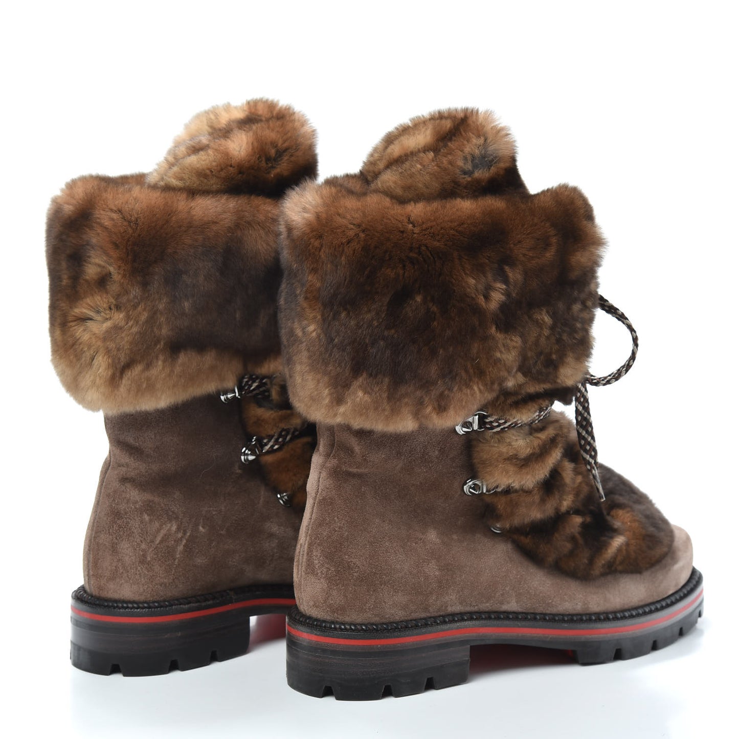 Suede Orylag Fur Mens Snow Black Flat Hiking Boots 39 Testa Di Moro Naturel