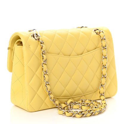 Chanel Caviar Quilted Small Double Flap Yellow 2 of 10