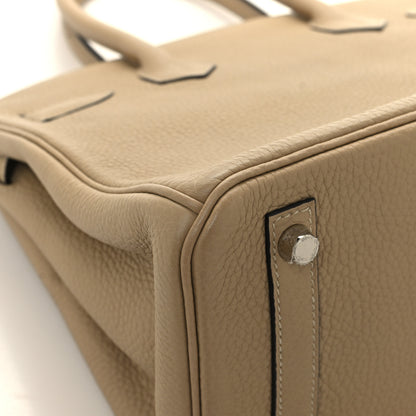 Hermes Taurillon Clemence Birkin 30 Trench 9 of 12