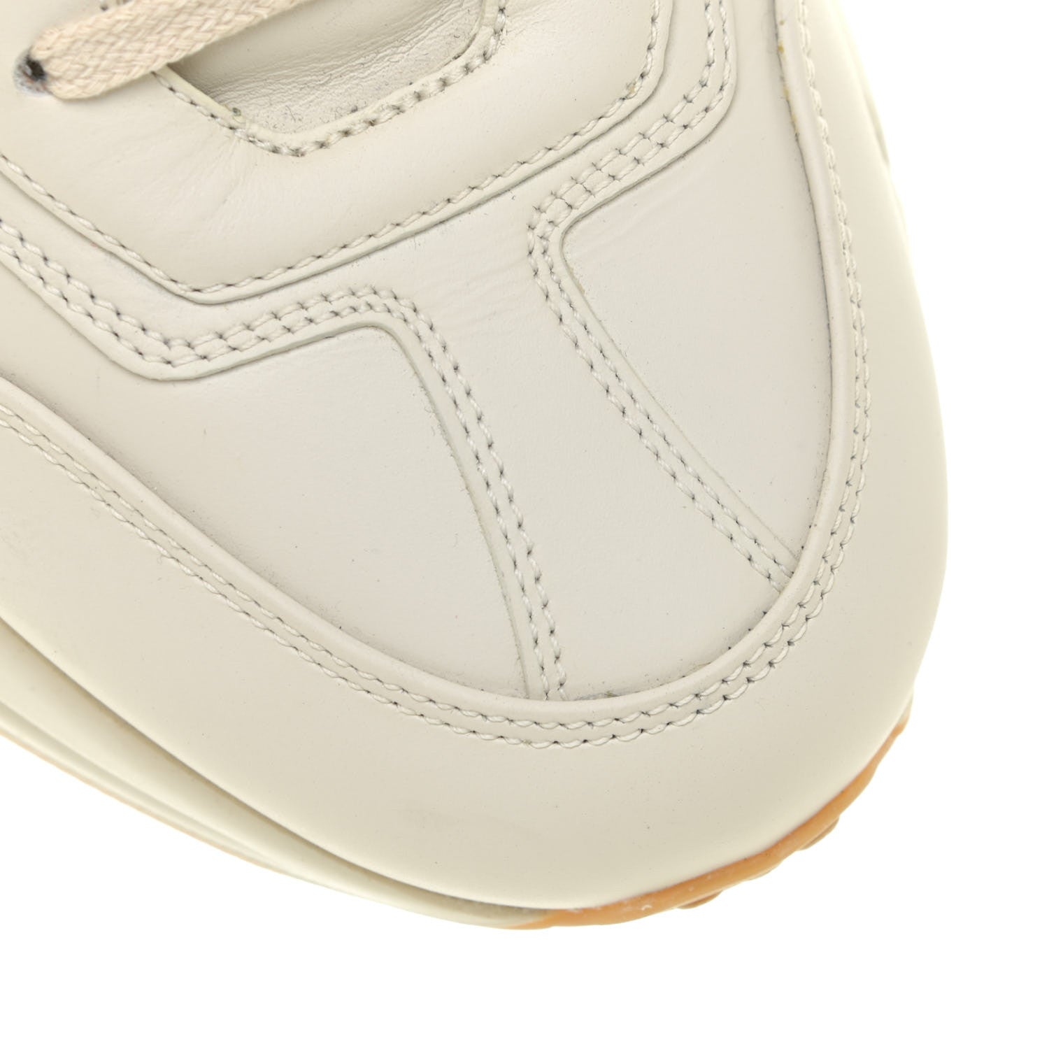 Gucci X MLB Calfskin NY Yankees Mens Rhyton Sneakers 8 Mystic White 14 of 15