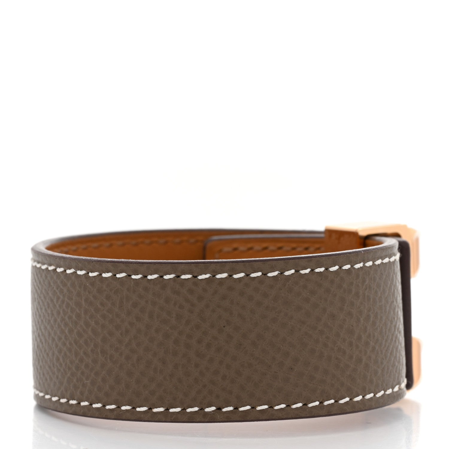 Hermes Epsom Collier de Chien CDC 24 Bracelet Etoupe 3 of 9