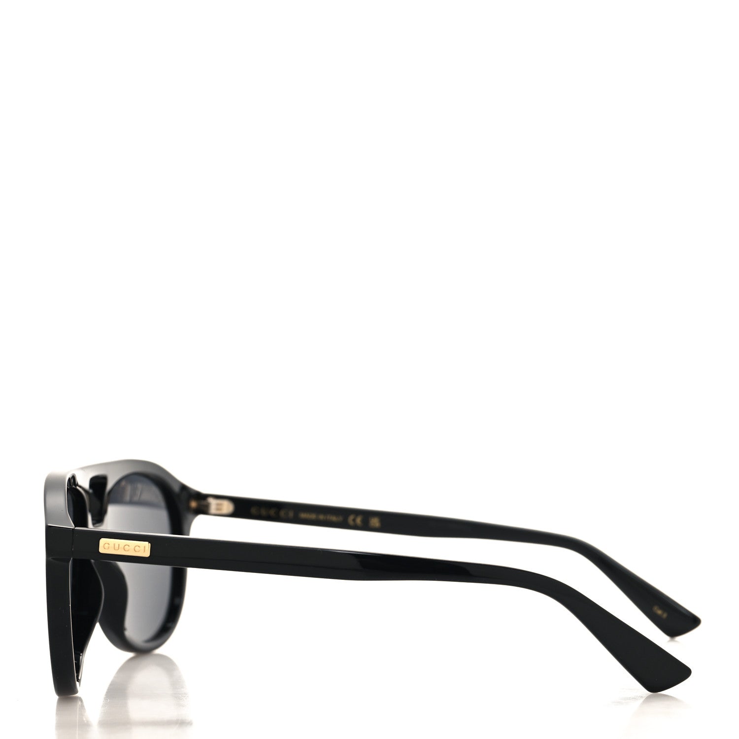 Gucci Acetate Aviator Sunglasses GG1320S Black 3 of 7