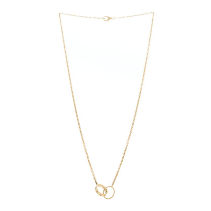 Cartier 18K Yellow Gold Interlocking LOVE Necklace 3 of 6