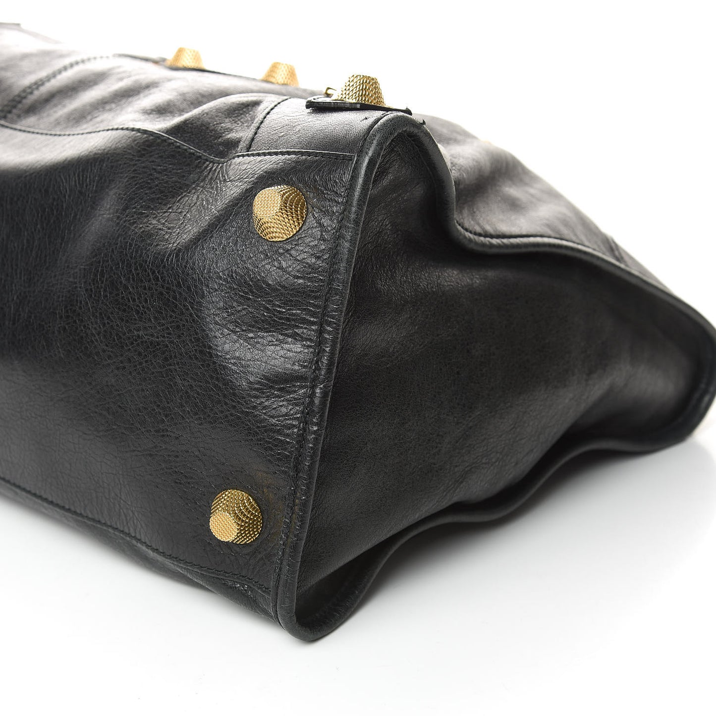 Agneau Giant 21 Gold Hardware Work Black