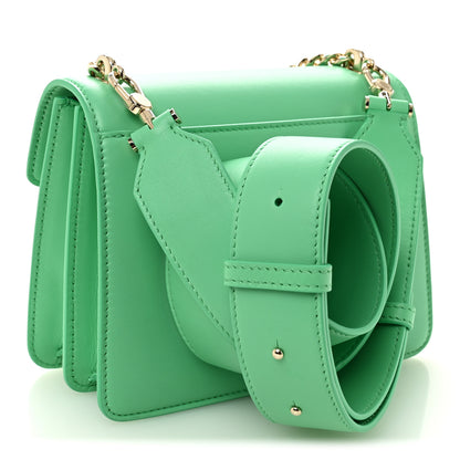 Bulgari Calfskin Serpenti Forever Maxi Chain Crossbody Bag Green 4 of 11