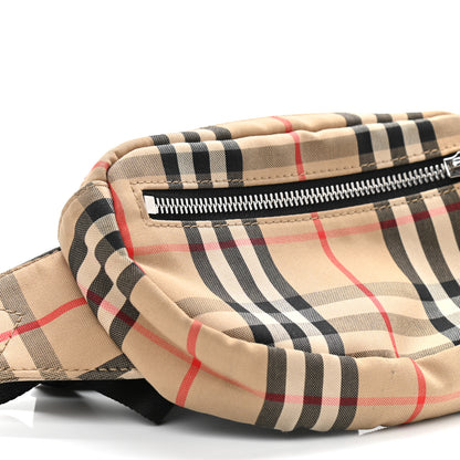 Burberry Nylon Vintage Check Small Cannon Bum Bag Archive Beige 9 of 11