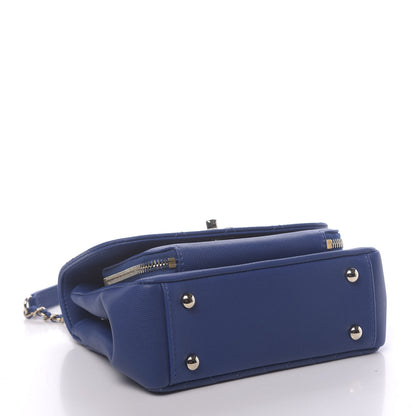 Chanel Caviar Quilted Small Business Affinity Flap Dark Blue 4 of 11