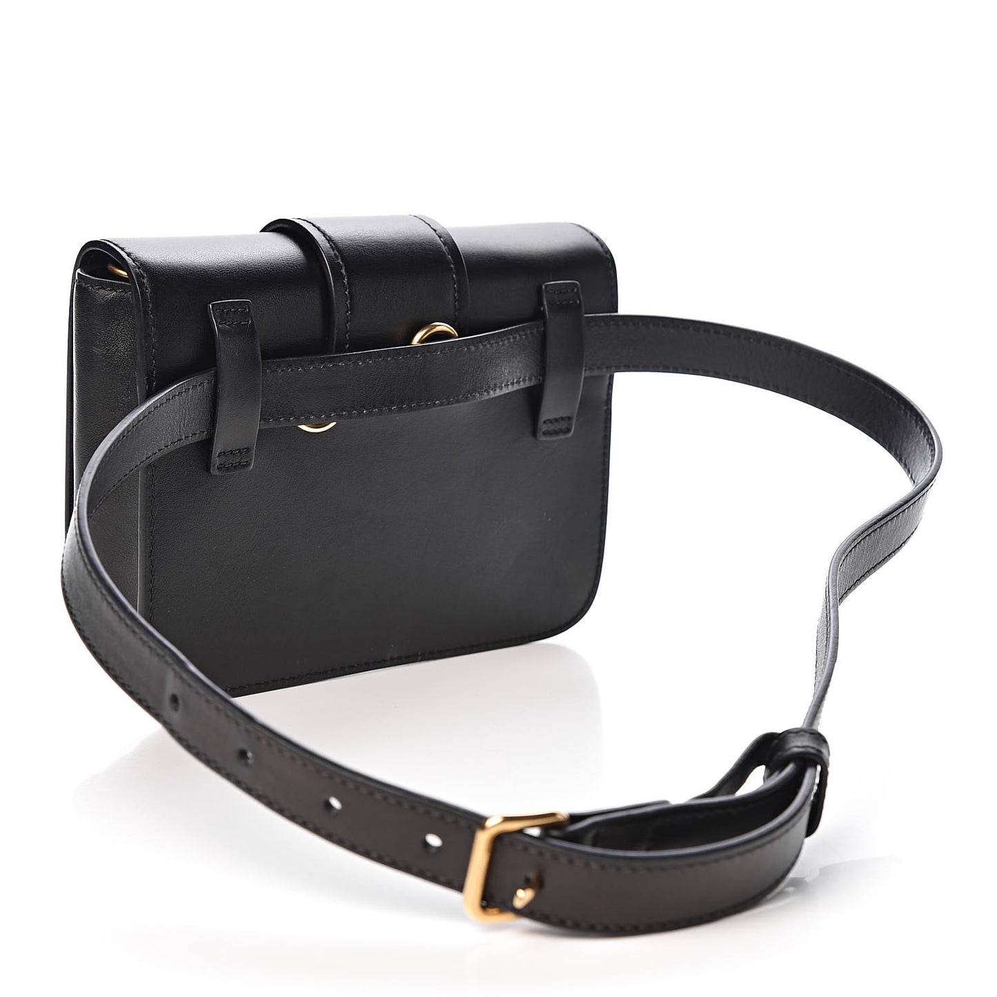 City Calf Cahier Belt Bag Black