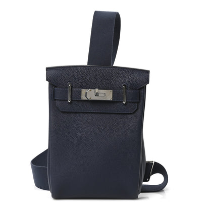 Hermes Togo Hac A Dos PM Backpack Bleu Nuit 1 of 10